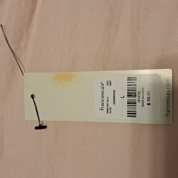 Francesca's Green Floral Embroidered Dress - Picture 4 of 4